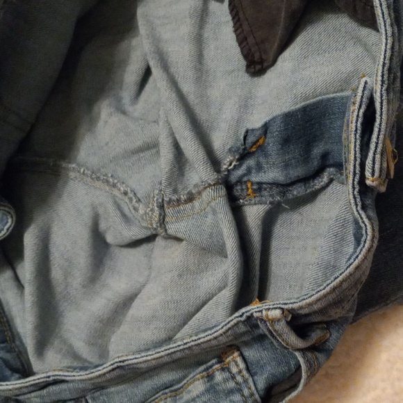 Democracy Flexellent Jeans Womens 14 Sequin Accent Factory Distressed - Picture 14 of 15